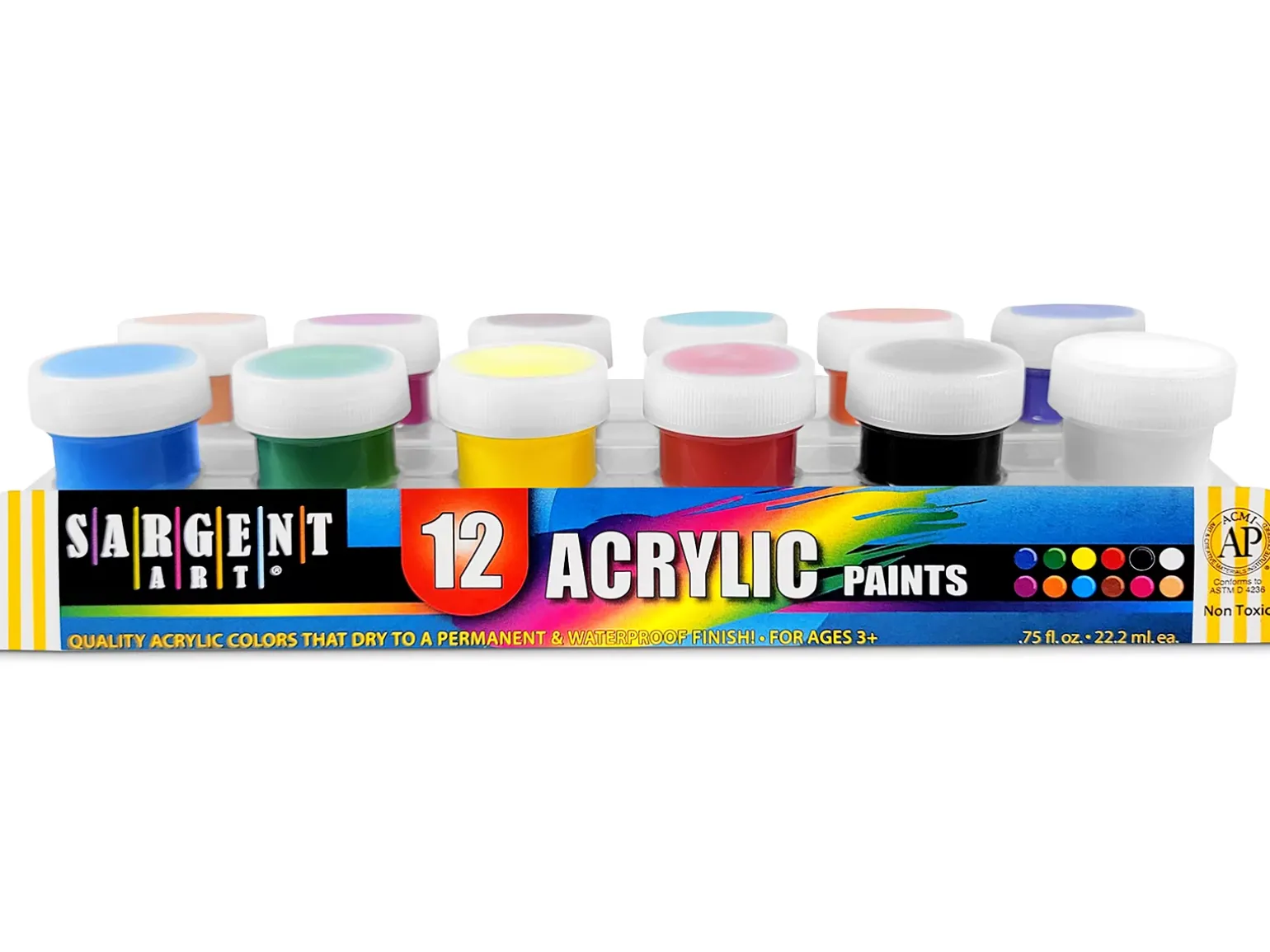 Acrylic Paint - Set of 12