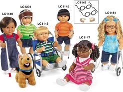 Adaptive Equipment for Dolls with Special Needs - Complete Set