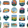 Adventure Vinyl Stickers