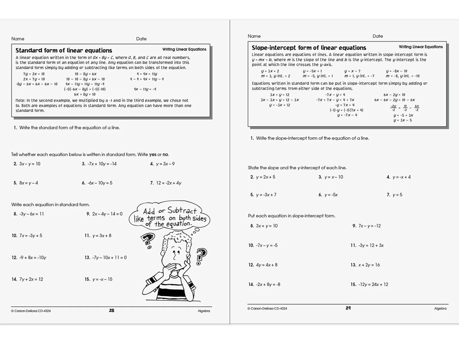 Algebra Success Workbook