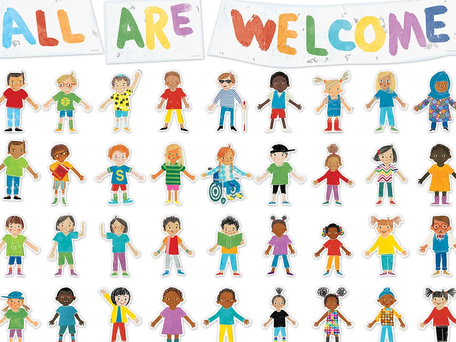 All Are Welcome Bulletin Board Set