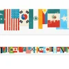 All Are Welcome World Flag Border