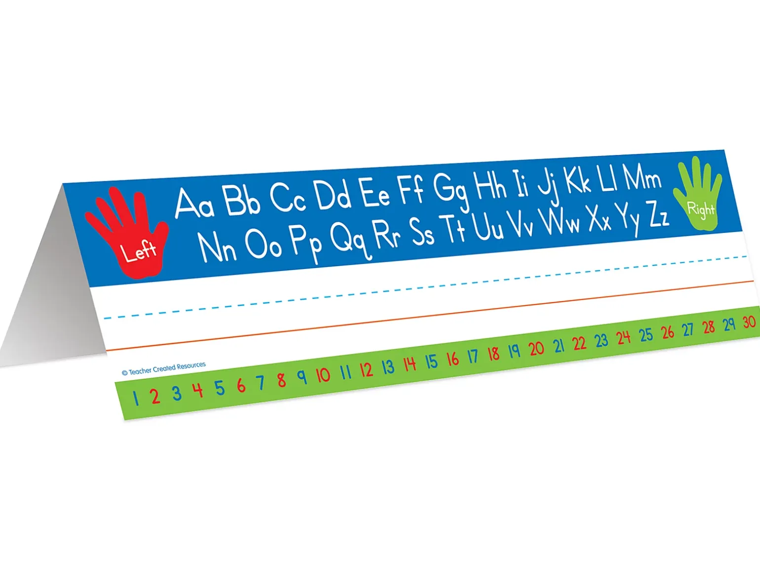 Alphabet Tented Reference Nameplates - Pre K-K