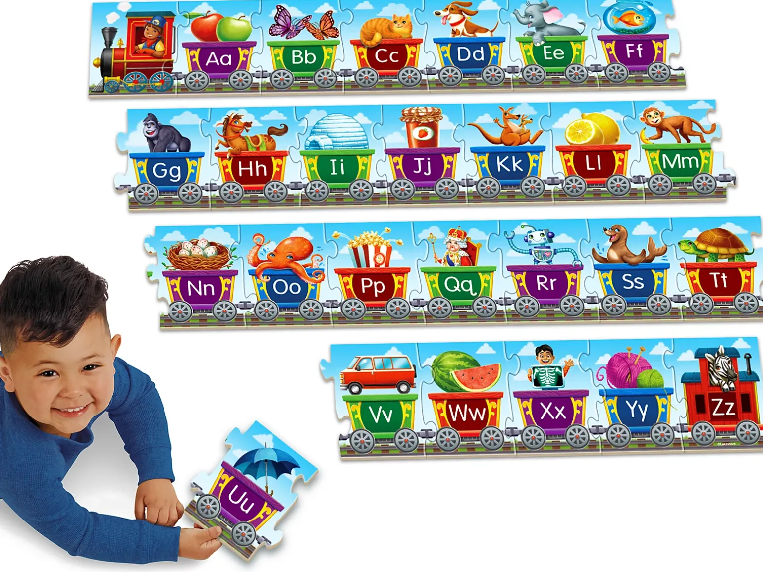 Alphabet Train Floor Puzzle