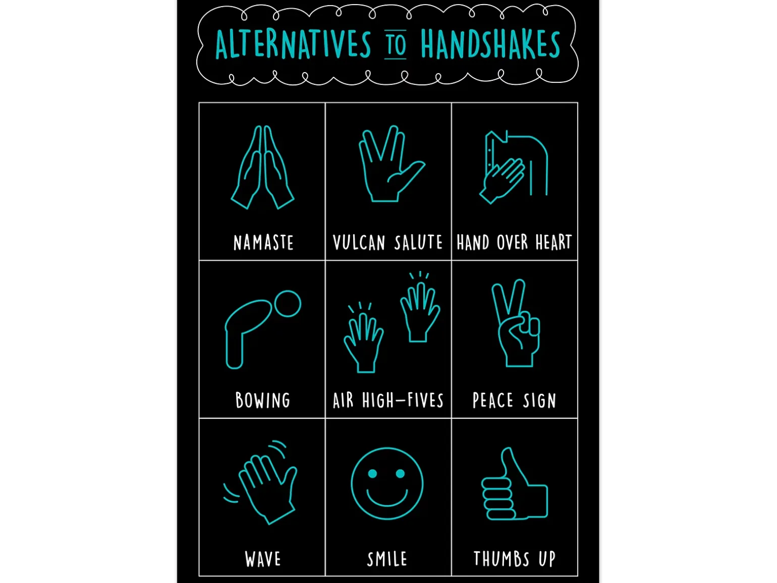 Alternatives to Handshakes Poster