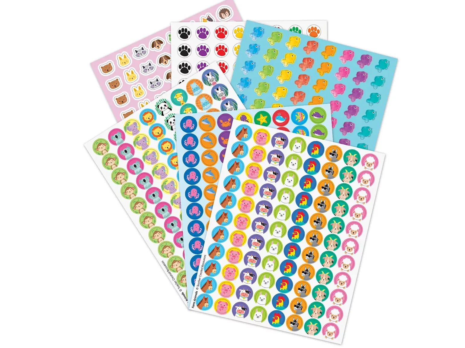 Animal Mini Stickers - Variety Pack