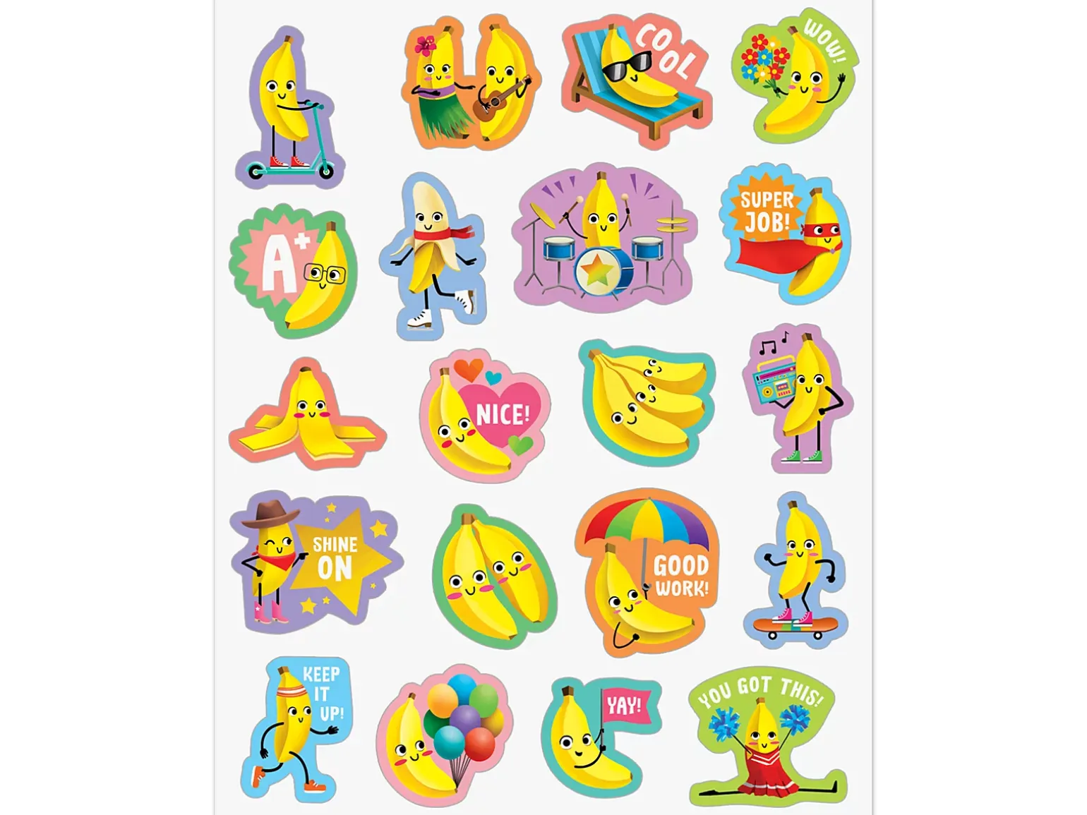 Banana Scented Stickers