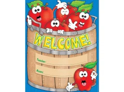 Basket of Apples Welcome Poster