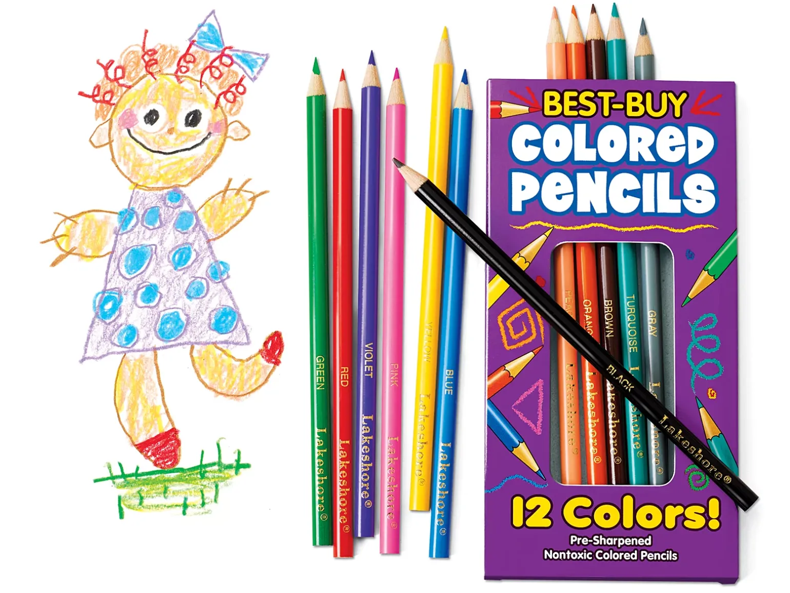 Best-Buy Colored Pencils - Set of 12