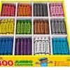 Best-Buy Jumbo Crayons - 12-Color Box