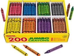 Best-Buy Jumbo Crayons - 8-Color Box