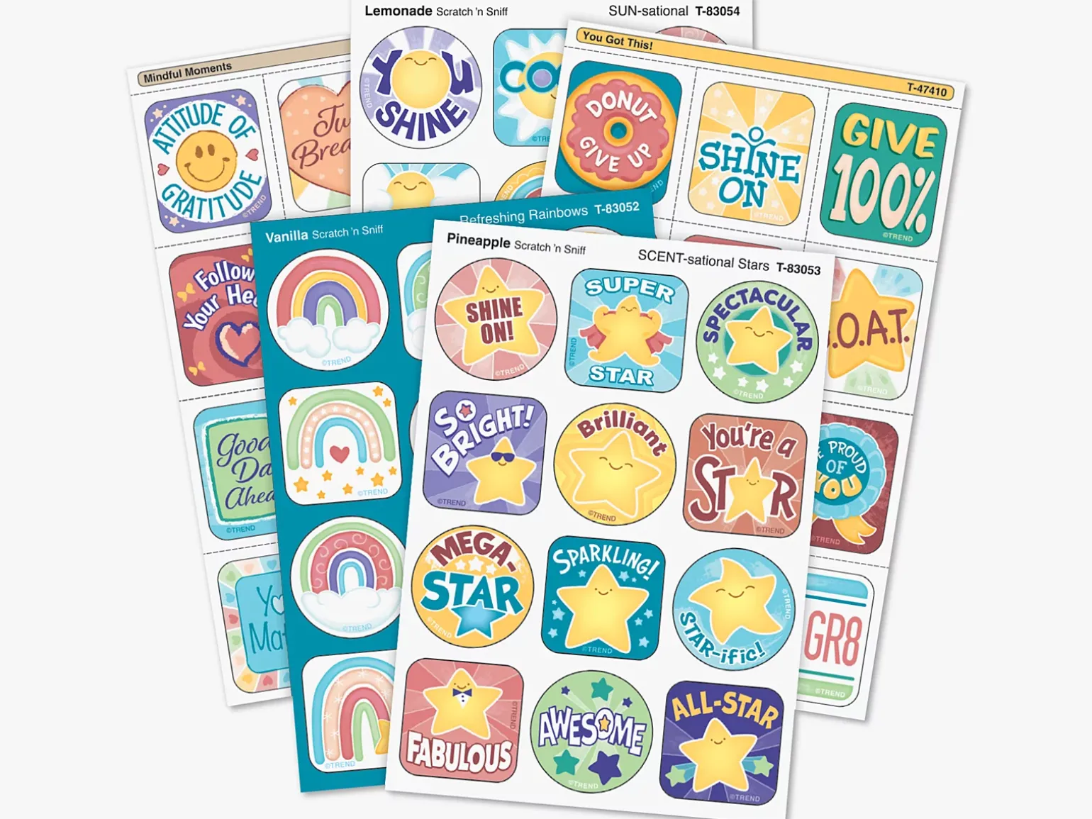 Be Your Best Scented Motivational Stickers - Variety Pack