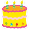 Birthday Cake Mini Accents