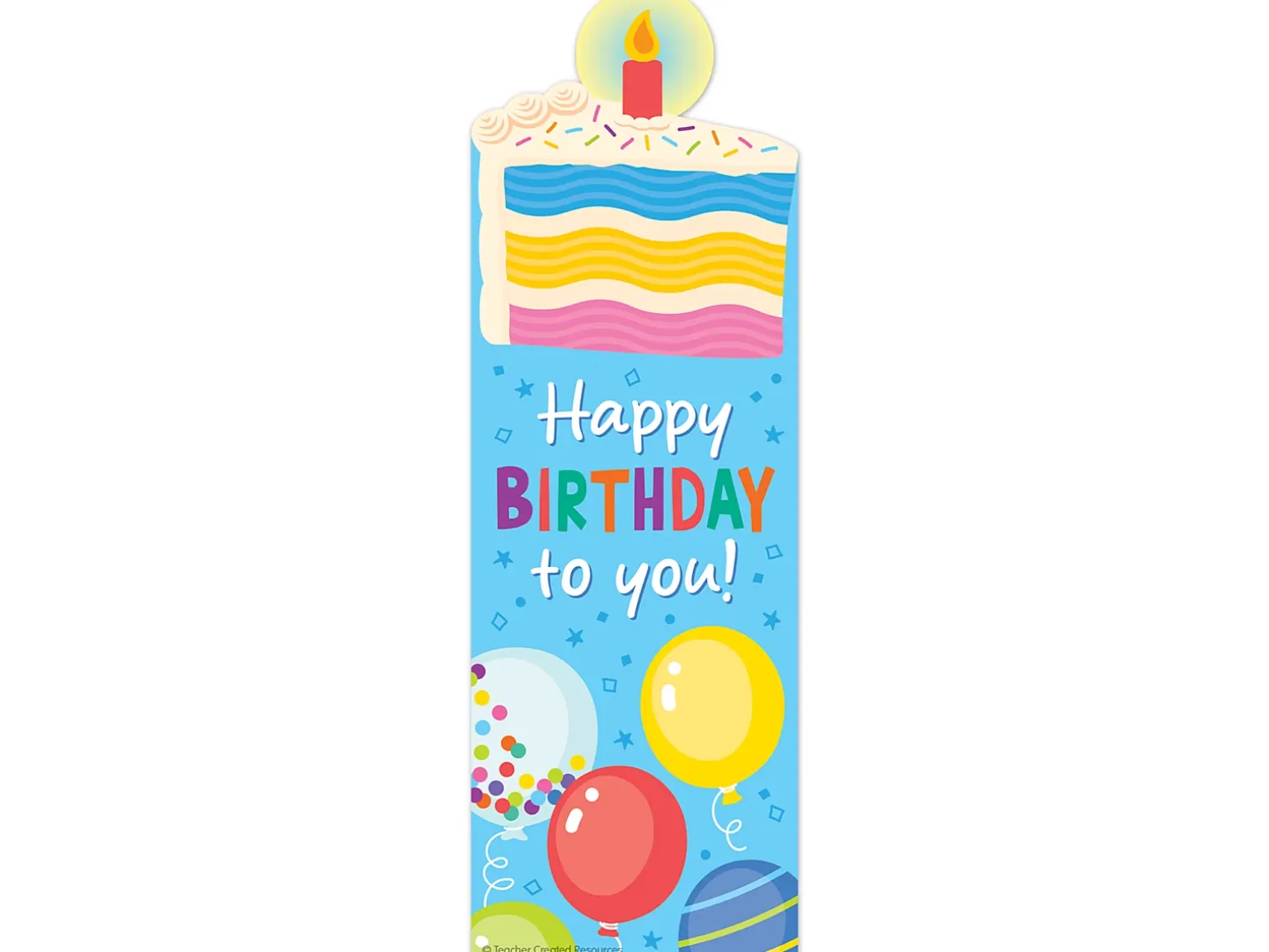 Birthday Cake-Scented Bookmarks