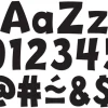 Black Playful 4" Punch-Out Letters