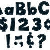 Black Stitched 4" Punch-Out Letters