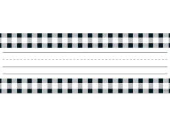 Black & White Buffalo Checkered Nameplates