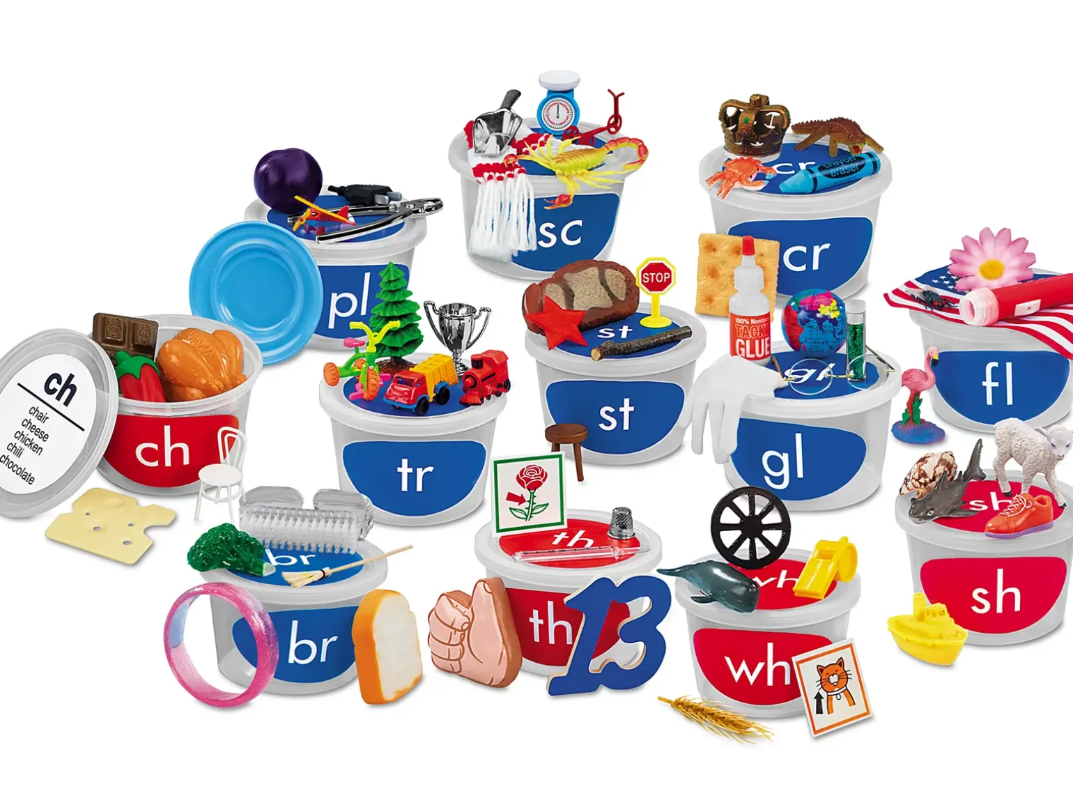 Blends & Digraphs Teaching Tubs