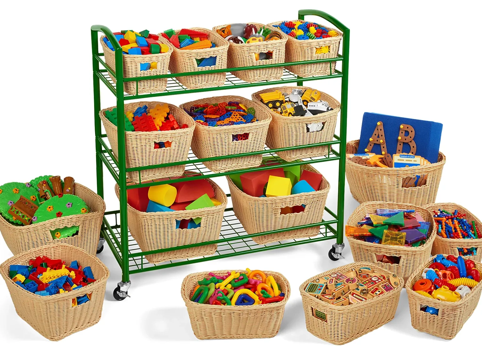 Blocks & Builders Instant Learning Cart - Preschool-K