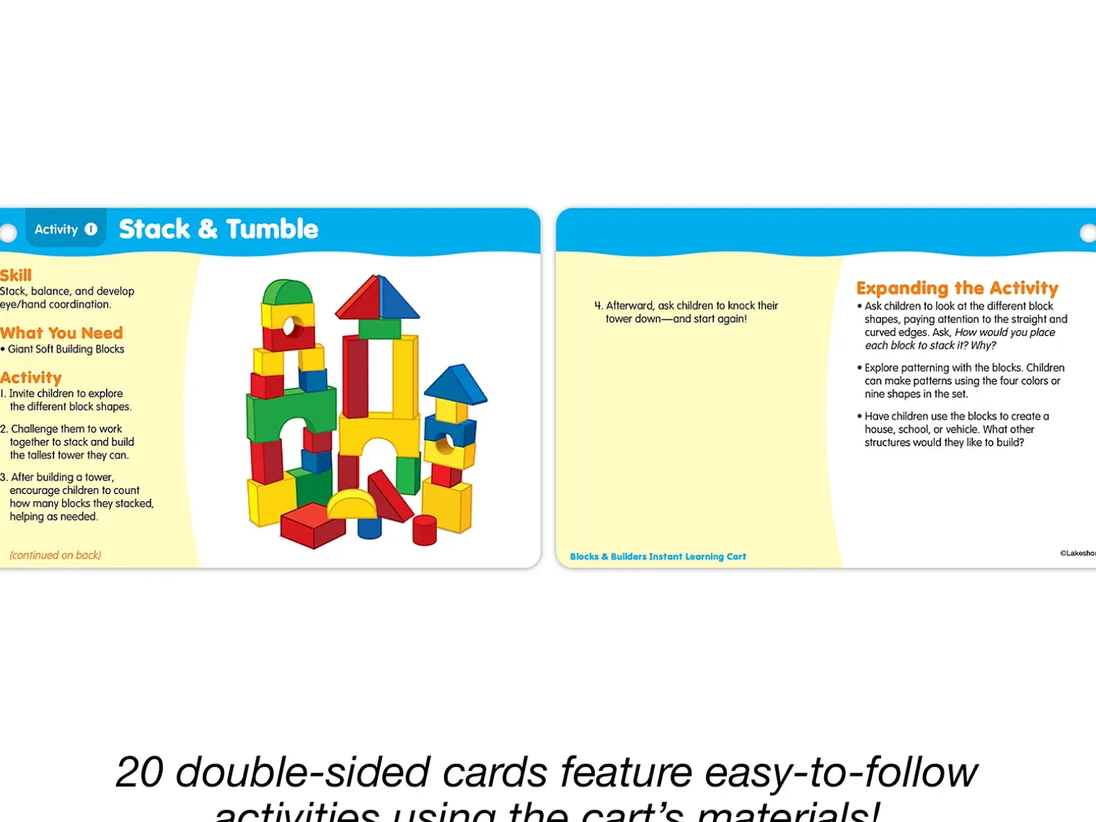 Blocks & Builders Instant Learning Cart - Preschool-K