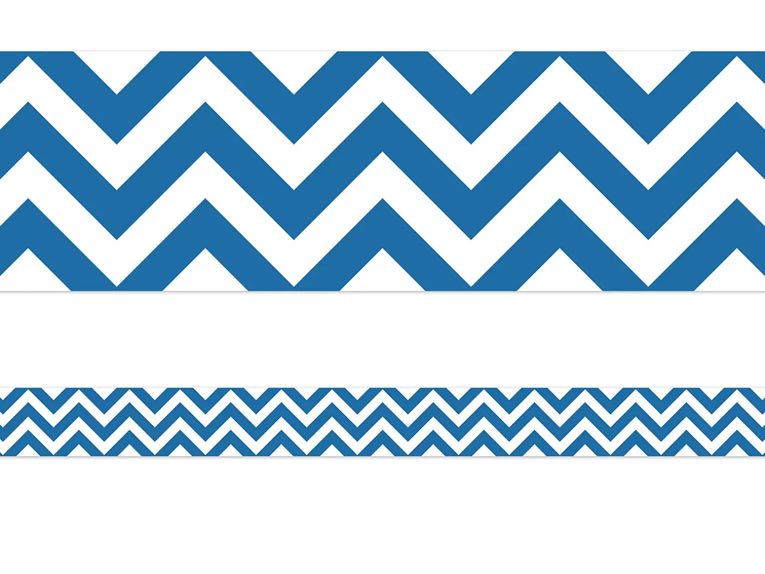Blue Chevron Border