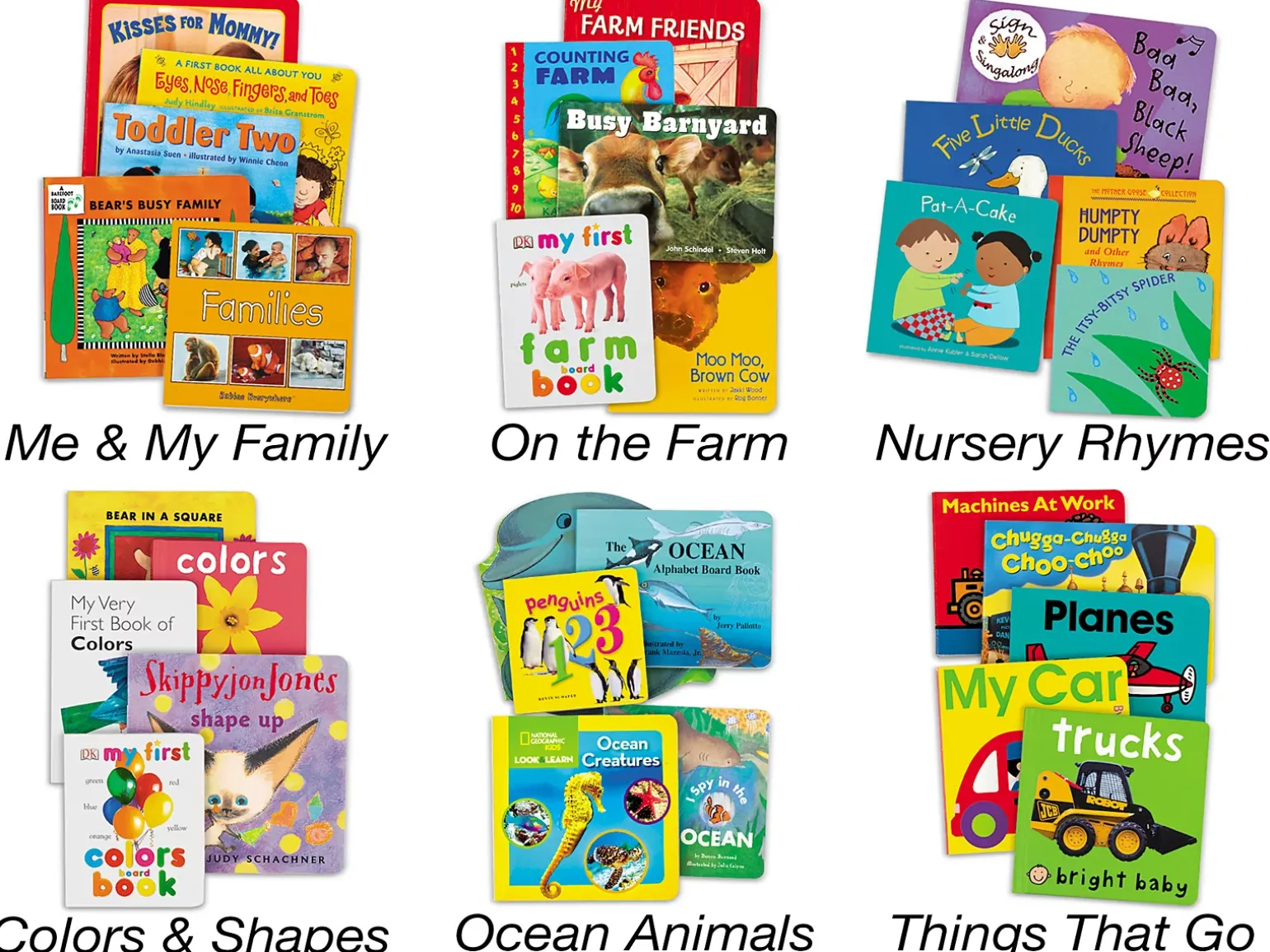 Board Book Theme Libraries - Complete Set