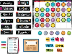 Bold & Bright Calendar Bulletin Board Set