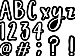 Bold & Bright 4" Punch-Out Letters