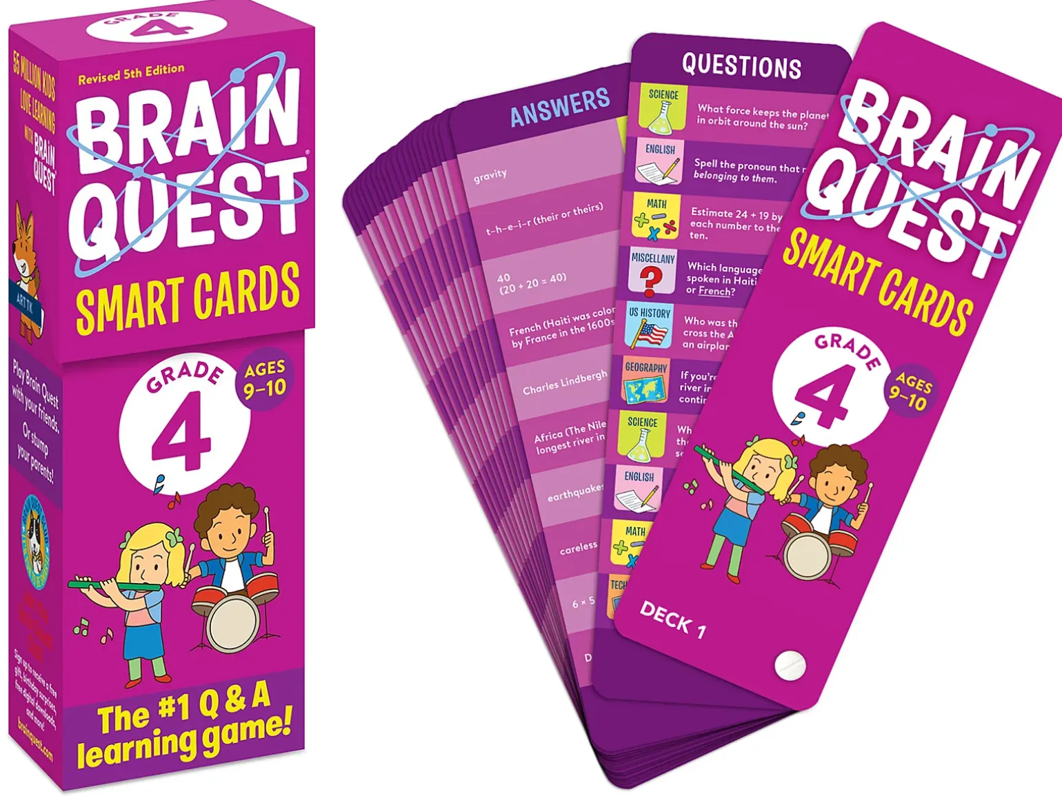 Brain Quest Challenge Cards - Gr. 4
