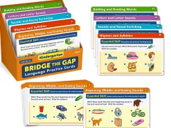 Bridge the Gap! Language Practice Cards - Kindergarten