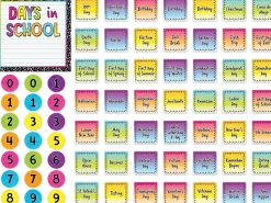 Brights 4Ever Calendar Bulletin Board Set