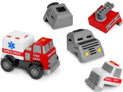 Build-A-Truck Magnetic Fire & Rescue Vehicles