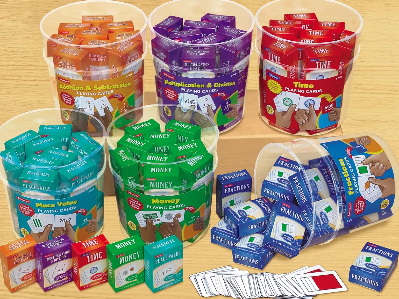 Building Math Skills Practice Cards - Complete Set