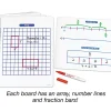 Building Math Skills Write & Wipe Boards - Gr. 3-5 - Set of 30