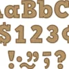 Burlap 4" Punch-Out Letters
