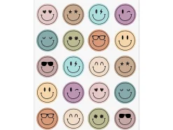 Calming Colors Smiley Stickers