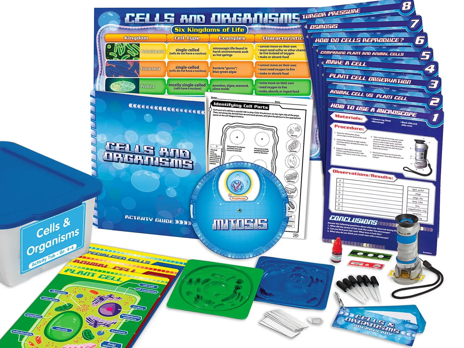 Cells & Organisms Activity Tub - Gr. 4-6