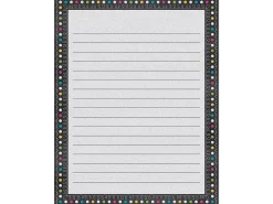 Chalkboard Brights Lined Poster