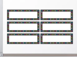 Chalkboard Brights Magnetic Write & Wipe Accents