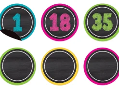Chalkboard Brights Magnetic Write & Wipe Number Accents