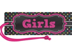 Chalkboard Brights Magnetic Girl’s Hall Pass