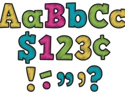 Chalkboard Brights 4" Punch-Out Letters