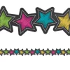 Chalkboard Brights Star Border