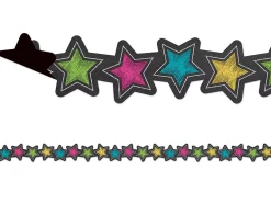 Chalkboard Brights Star Magnetic Border