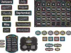 Chalk It Up! Calendar Bulletin Board Set