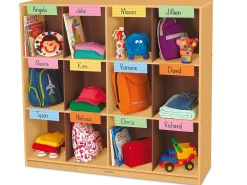 Classic Birch Big 12 Cubbies Storage Unit