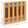 Classic Birch Coat Lockers for 10