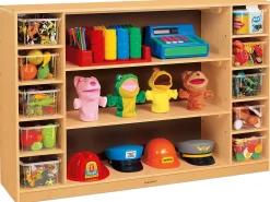 Classic Birch Cubbies & Shelves Large Storage Unit