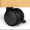 Classic Birch Mobile Double-Sided Magnetic Write & Wipe Station