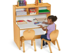 Classic Birch Space-Saver Writing Center